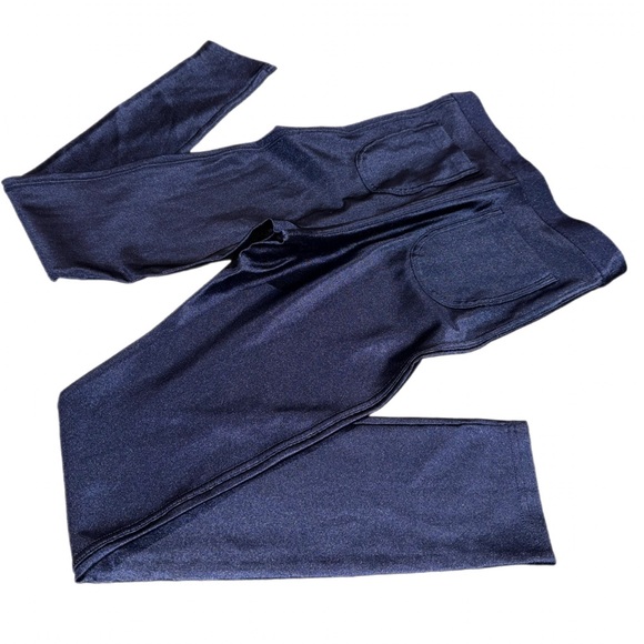 American Apparel Disco Pants in Midnight Navy Blue | Size Medium - Picture 3 of 14
